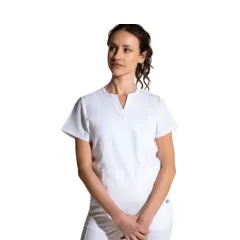 Top clinico COMFORT SCORPI blanco