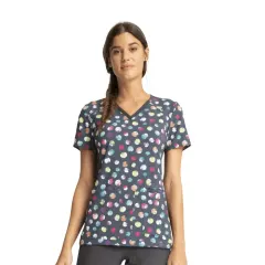 Top clinico estampado PYDT CHEROKEE I Flex