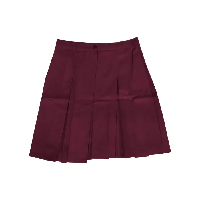 Falda Escolar Burdeo1