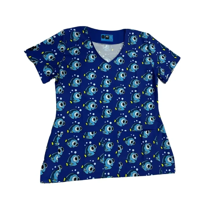 Top clinico Dory CAPS azul rey1