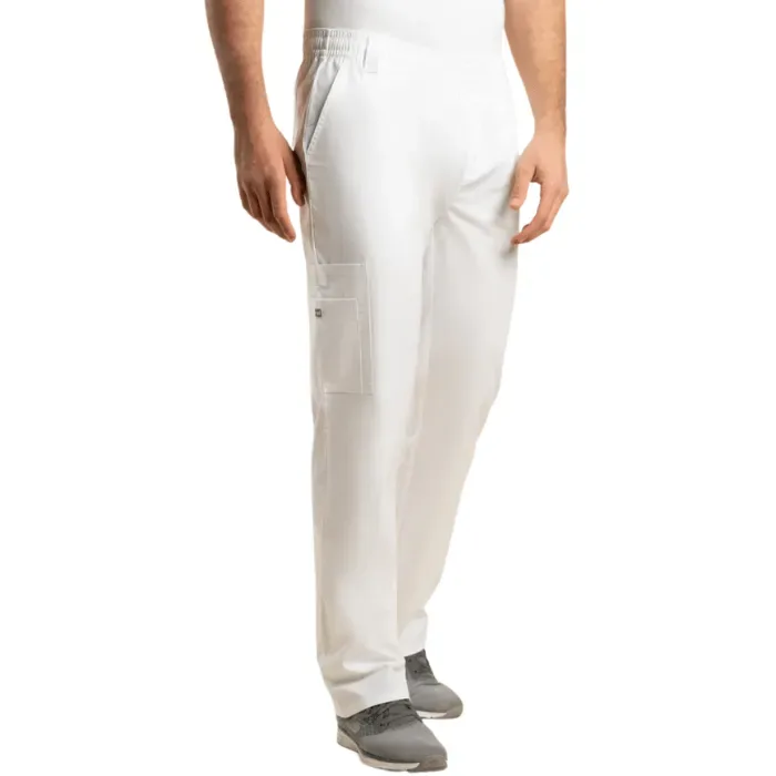 Pantalon chef WORK SCORPI Blanco1