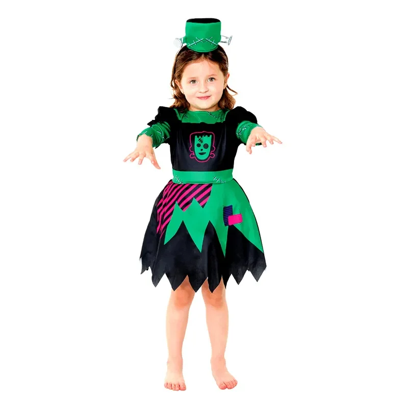 Disfraz Frankenstein niña1