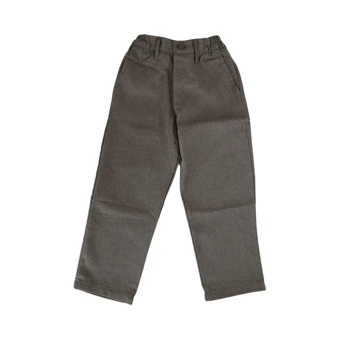 Pantalon escolar gris cintura elasticada1