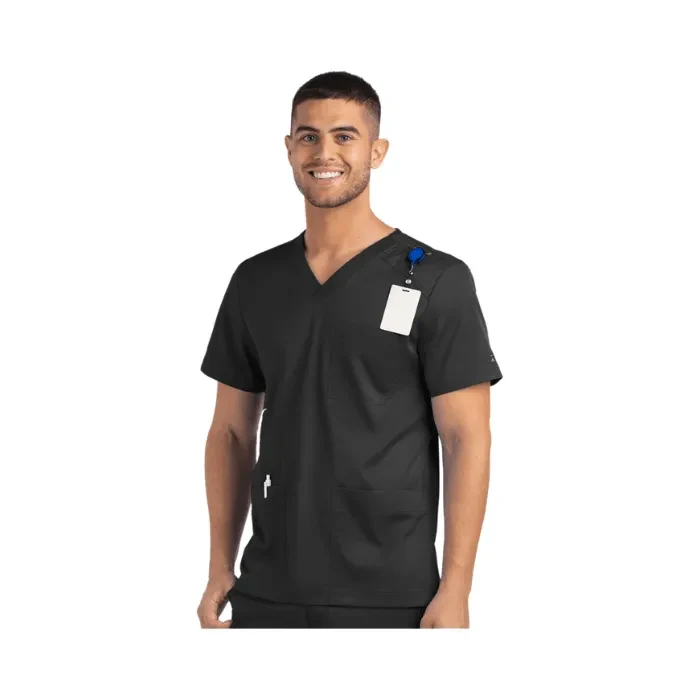 Top clinico hombre MATRIX 5502 MAEVN Negro1