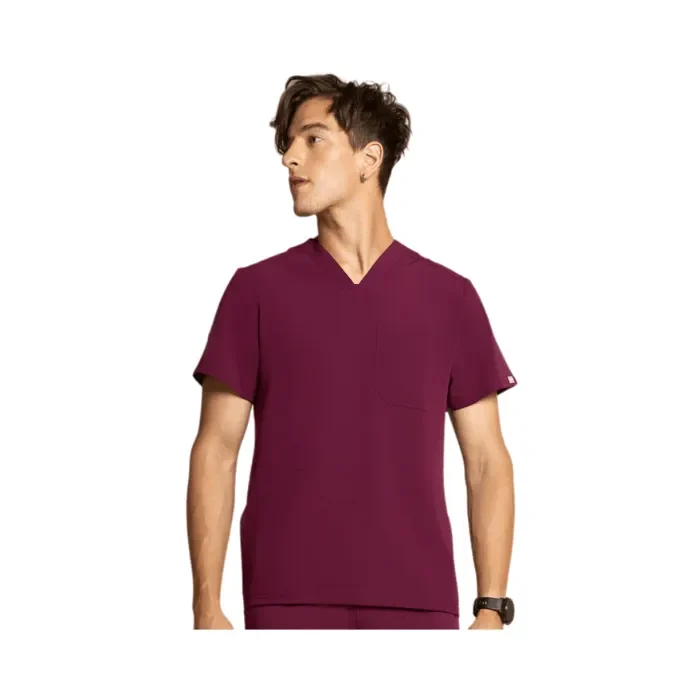 Top clinico hombre COMFORT SCORPI Burdeo1