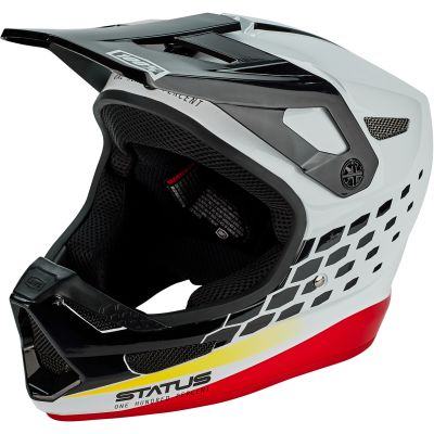 Casco DH Status Pacer Wht/Blk/Red Casco DH Status Pacer Wht/Blk/Red