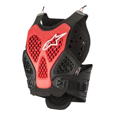 Jofa Alpinestars Bionic Plus Vest - Black Red Jofa Alpinestars Bionic Plus Vest - Black Red