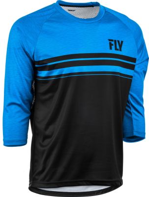 Jersey Ripa 3/4 Black Blue Jersey Ripa 3/4 Black Blue