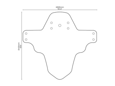 Mud Guard Red Mud Guard Red