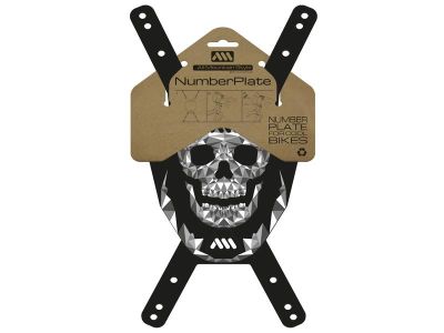 Number Plate Skull/Black Number Plate Skull/Black