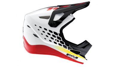 Casco DH Status Pacer Wht/Blk/Red Casco DH Status Pacer Wht/Blk/Red