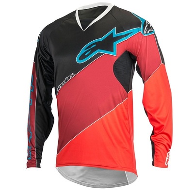 Jersey Vector L/s Blk/Rd Jersey Vector L/s Blk/Rd