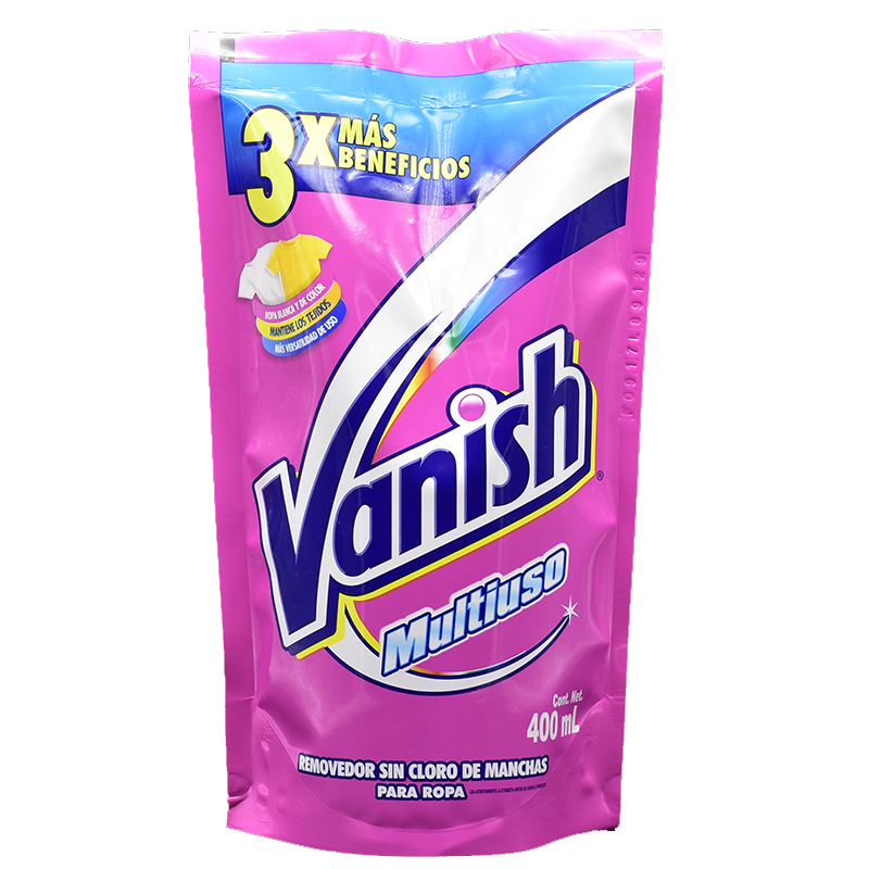 Image: https://dojiw2m9tvv09.cloudfront.net/12840/product/X_vanish-color-4008751.png?19 Quitamanchas Vanish Multiuso 400ml Punto Oriente