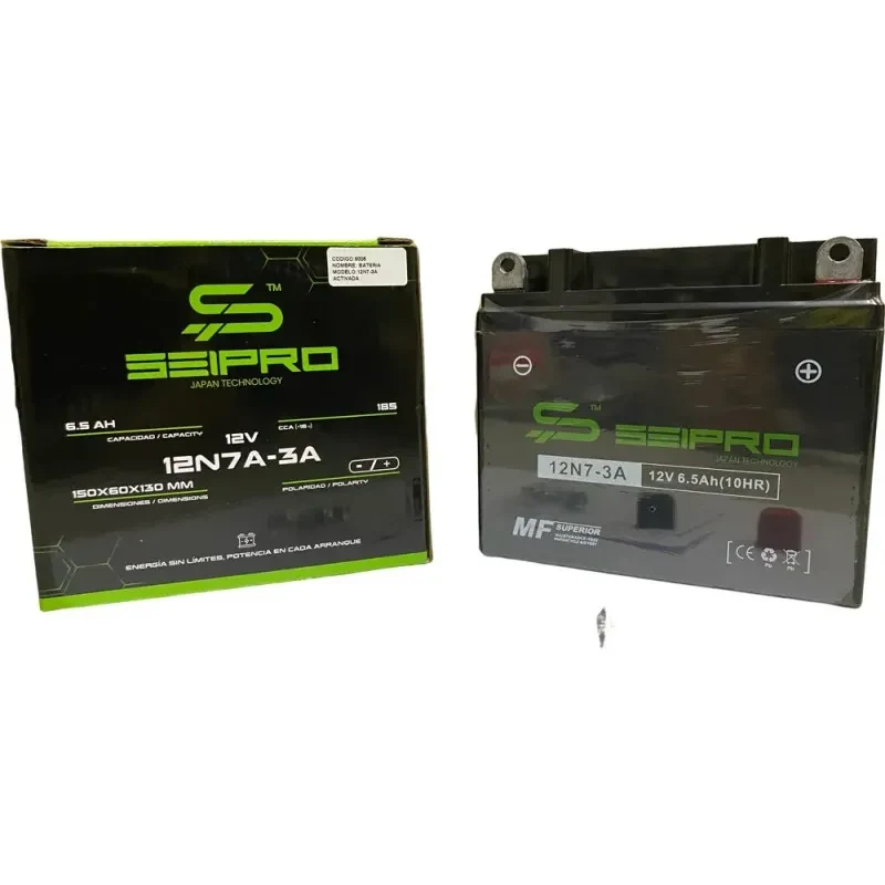 Bateria 12N7A-3A Activada1