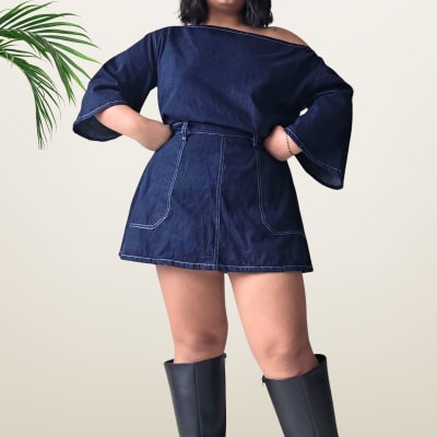 (PREVENTA) Enterizo Denim París1