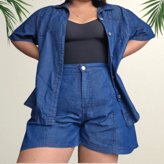 Conjunto Denim Short + Camisero