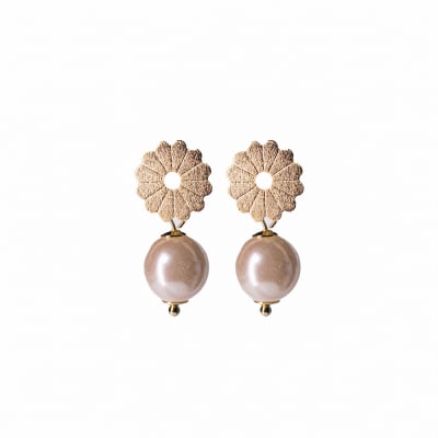 ARO BAÑO DE ORO FLOR PERLA1