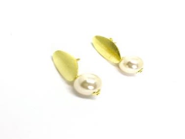 ARO BAÑO DE ORO OVALO PERLA1