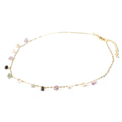 CADENA PIEDRAS ENGANZADAS TONOS TENUES1