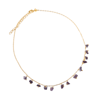 CADENA PIEDRAS ENGARZADAS COLOR MORADO1