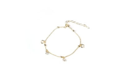 PULSERA BRILLOS FIORI BAÑO DE ORO1