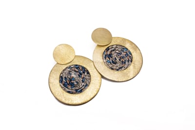 AROS TEATINA COLOR MARRÓN 5,2 CM1