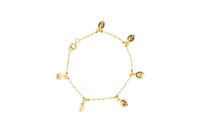 PULSERA 6 VIRGENES COLGANTES1