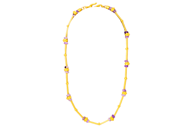 COLLAR CHAMAN BARRAS PIEDRAS DE AMATISTA1