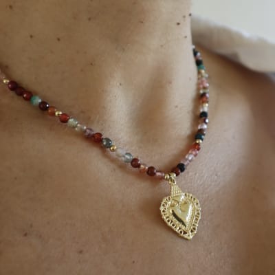 COLLAR ÁGATAS MULTICOLOR1