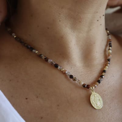 COLLAR ÁGATAS TONOS MARRONES1