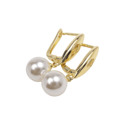 AROS BAÑO DE ORO BROCHE OMEGA PERLA1