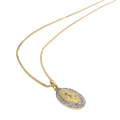 CADENA VIRGEN MILAGROSA BRILLOS1