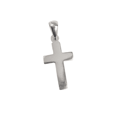 CRUZ PLATA TALLADA A MANO 1,5 CM1