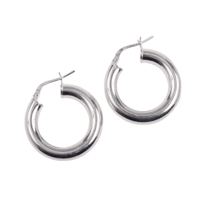 ARGOLLAS PLATA TUBO BROCHE 2,3 CM1