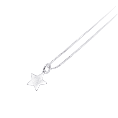 CADENA PLATA ESTRELLA PEQ.1