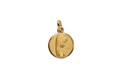 COLGANTE ORO 18KT VIRGEN NIÑA RELIEVE1