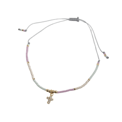 PULSERA MIYUKI CRUZ BRILLOS