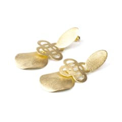 AROS FACETADOS ÓVALO-FLOR-MONEDA