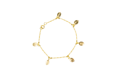 PULSERA 6 VIRGENES COLGANTES