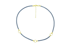 CADENA PELTRE TEJIDA ARGOLLAS