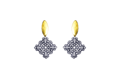 ARO PELTRE ROMBO FILIGRANA