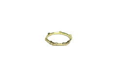ANILLO FLORES EN RELIEVE