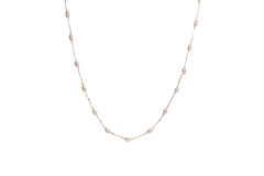CHOKER BAÑO DE ORO PERLAS RICE