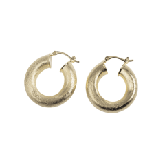 ARGOLLAS FACETADAS CHUNKY 3 CM