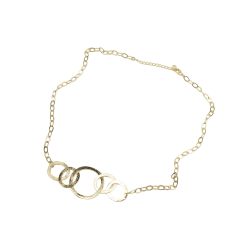 COLLAR INTRECCIATI BAÑO DE ORO