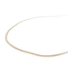 CADENA BAÑO DE ORO CINTA PLANA