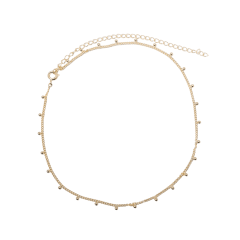 CADENA BAÑO DE ORO BOLITAS DISEÑO