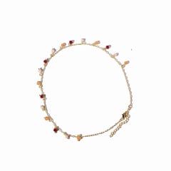 COLLAR OTOÑO BAÑO DE ORO
