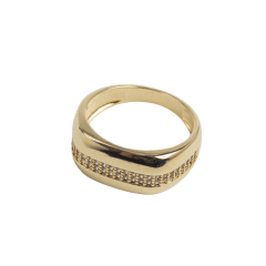 ANILLO RAVENNA BAÑO DE ORO