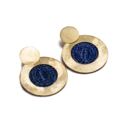AROS TEATINA COLOR AZUL 4,3 CM